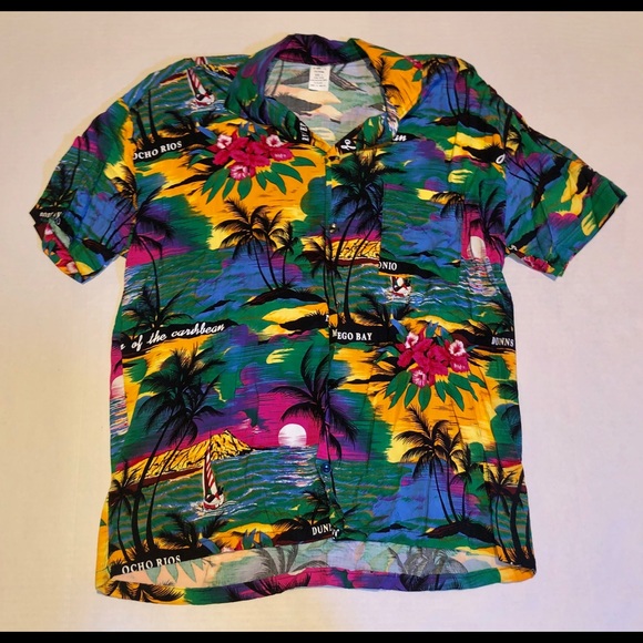 Men’s Floral Print Button Down - Picture 1 of 3
